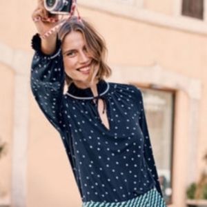 Boden polk a dot blouse